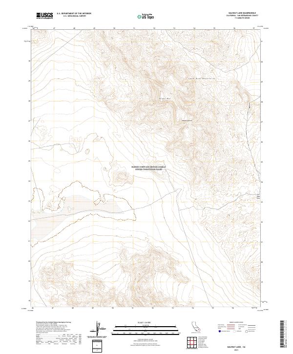 USGS Topographic Map – Galway Lake