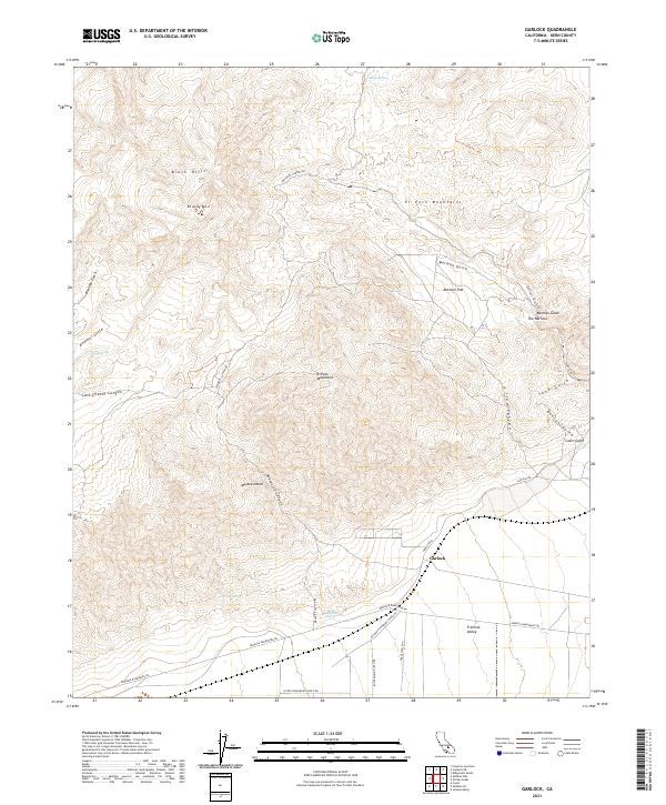 USGS Topographic Map – Garlock