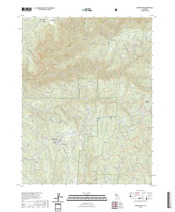 USGS Topographic Map – Georgetown