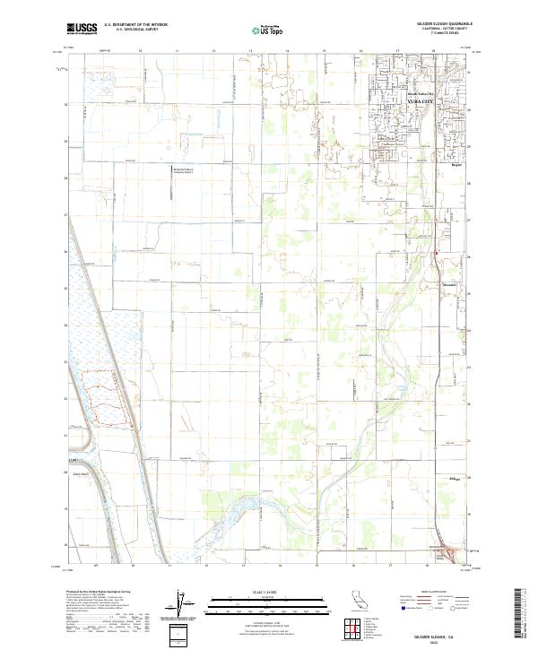 USGS Topographic Map – Gilsizer Slough