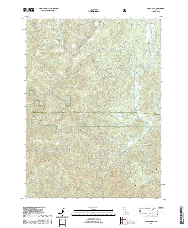 USGS Topographic Map – Girard Ridge