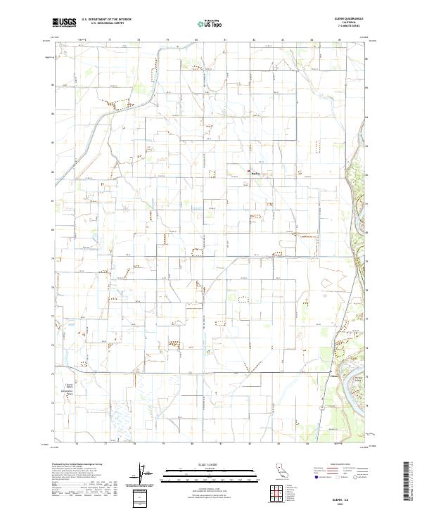 USGS Topographic Map – Glenn