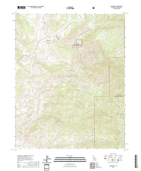 USGS Topographic Map – Glennville