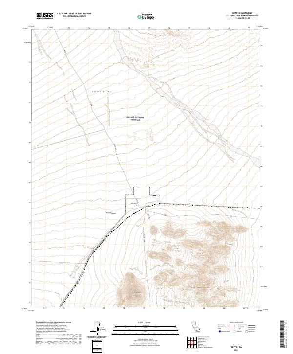 USGS Topographic Map – Goffs