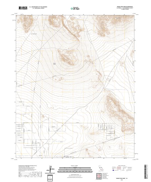 USGS Topographic Map – Grand View Mine