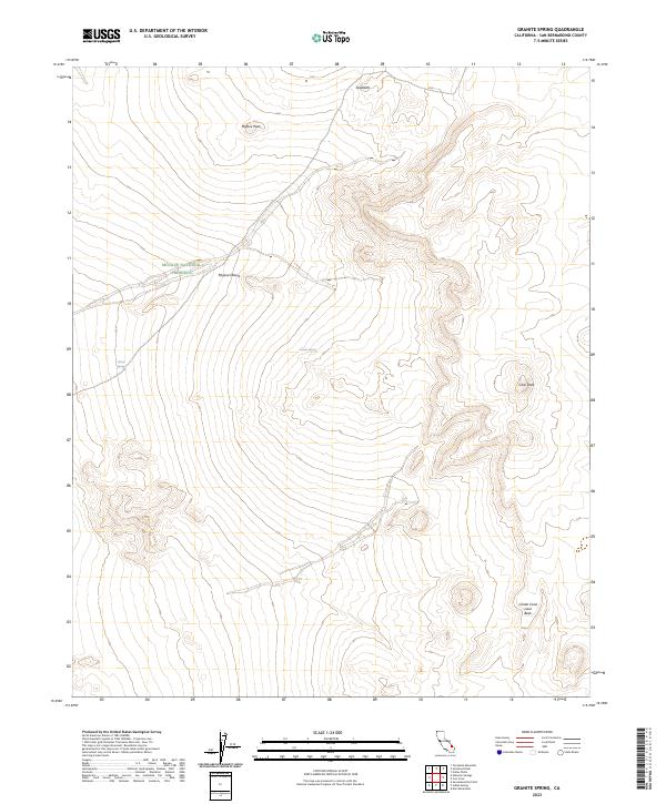 USGS Topographic Map – Granite Spring