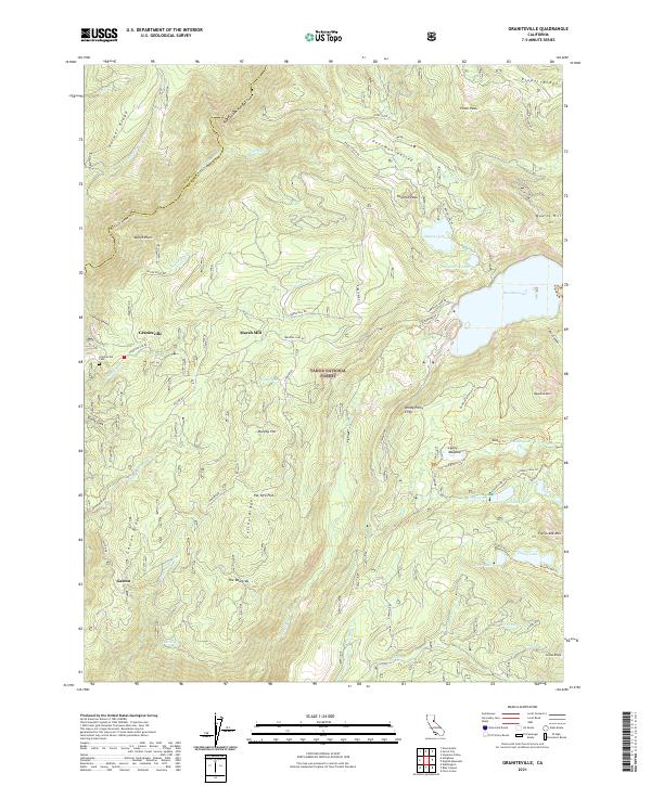 USGS Topographic Map – Graniteville