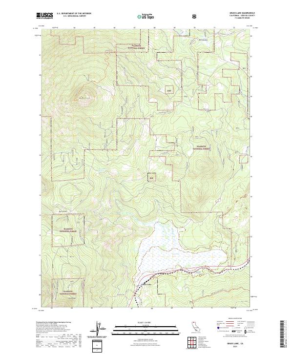 USGS Topographic Map – Grass Lake