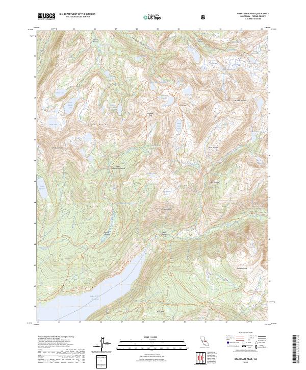 USGS Topographic Map – Graveyard Peak