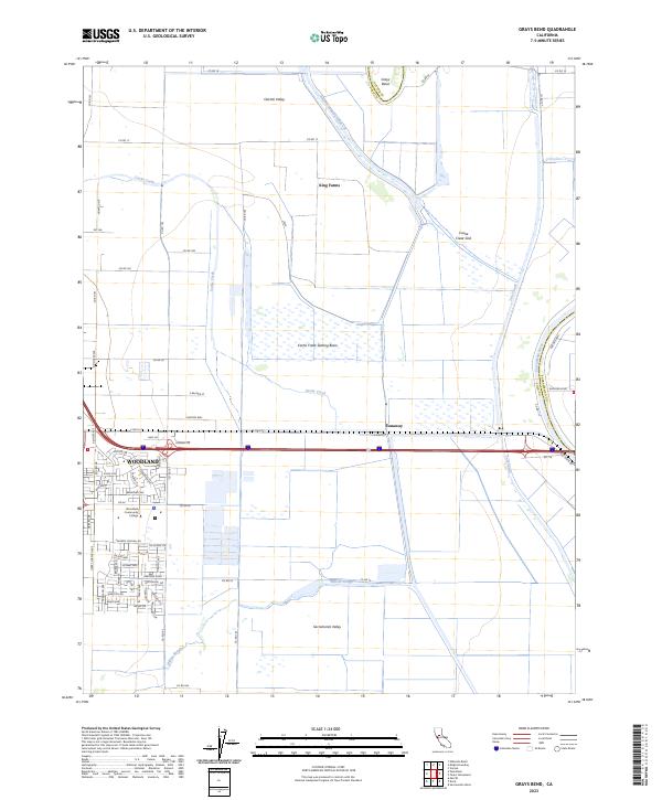 USGS Topographic Map – Grays Bend