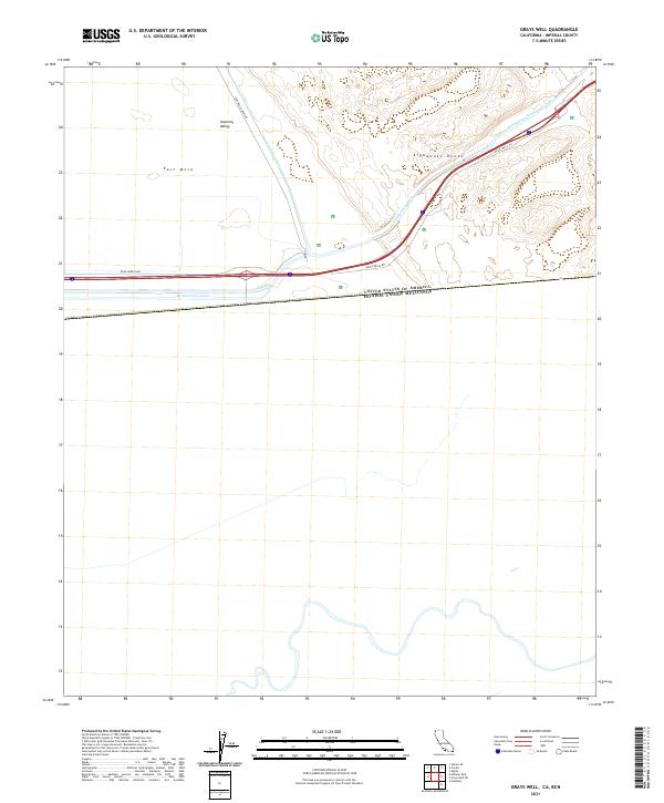 USGS Topographic Map – Grays Well