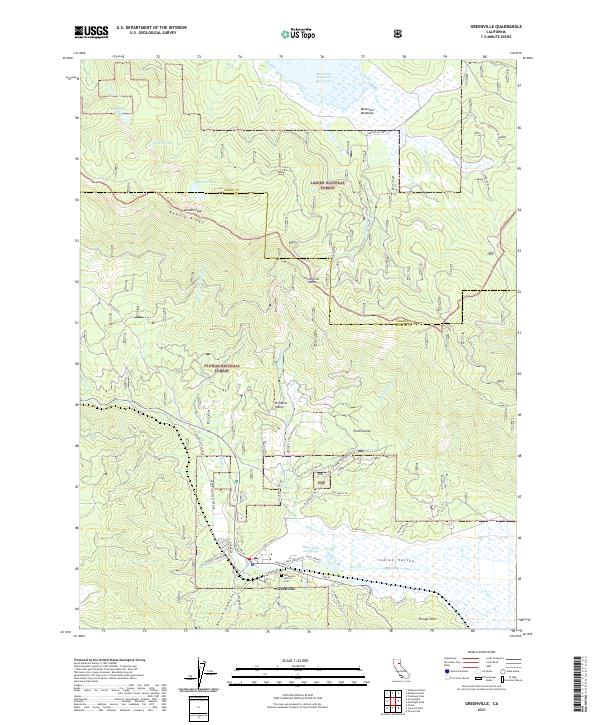 USGS Topographic Map – Greenville