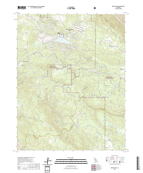 USGS Topographic Map – Groveland