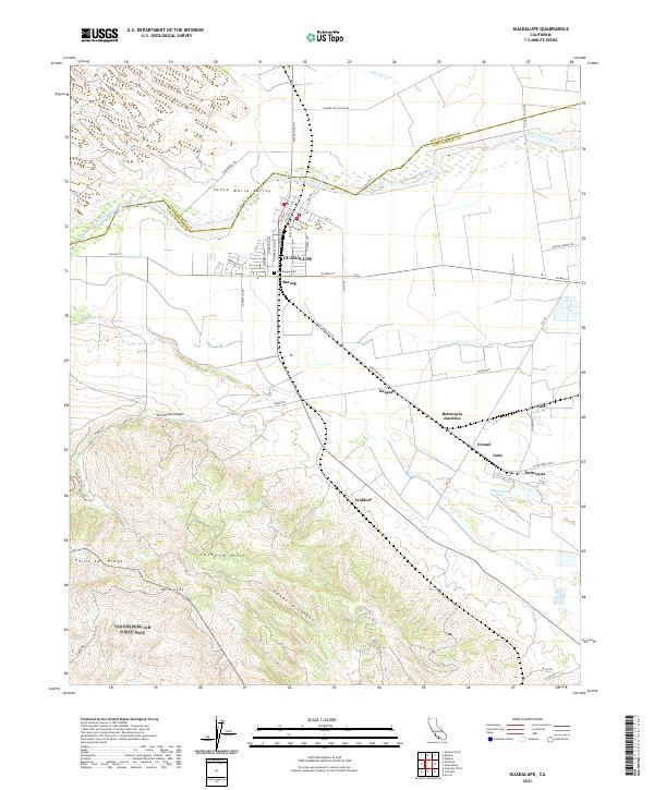 USGS Topographic Map – Guadalupe