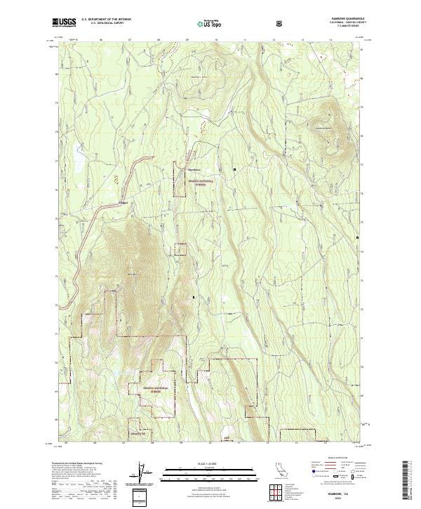 USGS Topographic Map – Hambone