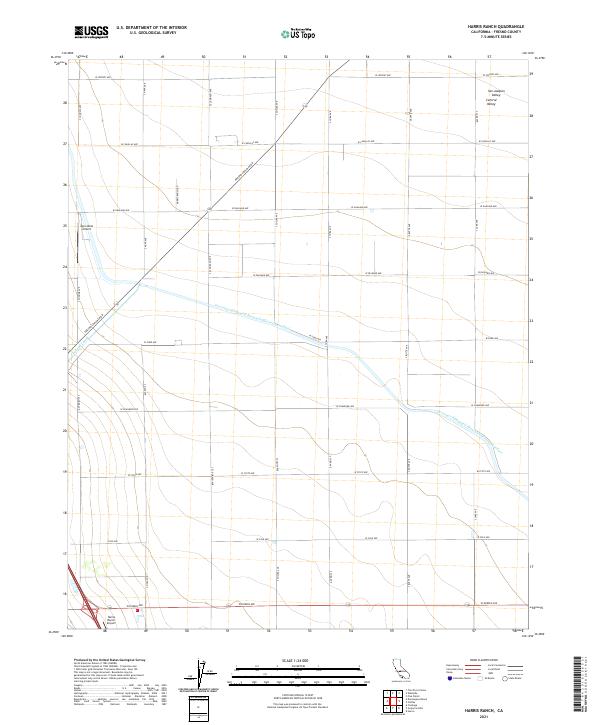 2021 Map of Harris Ranch, 2021 Print