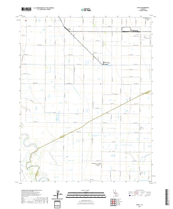 USGS Topographic Map – Hatch
