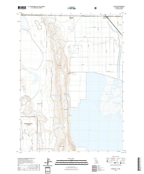 USGS Topographic Map – Hatfield