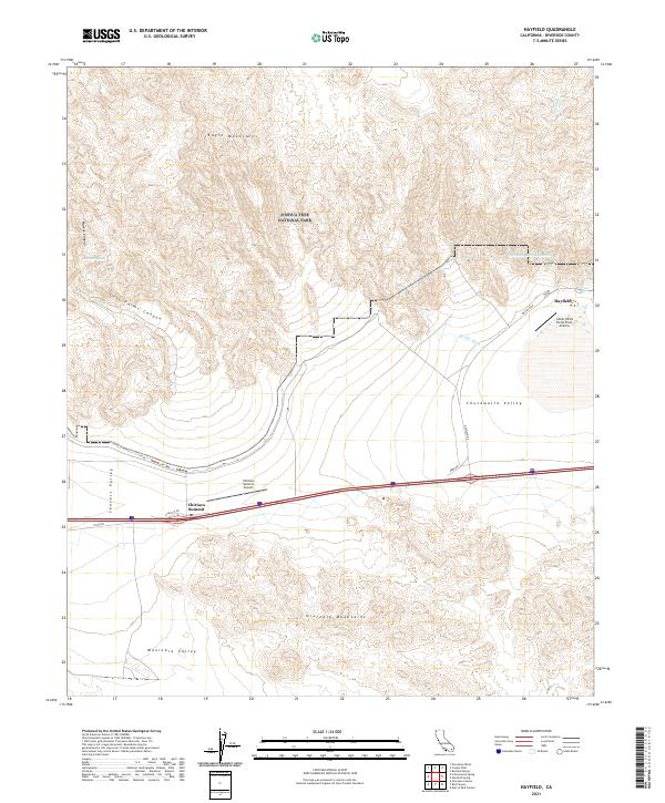 USGS Topographic Map – Hayfield