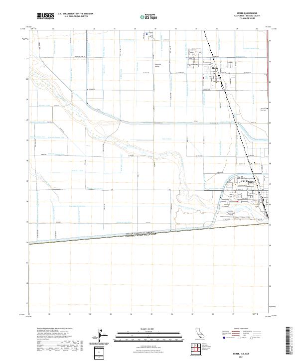 USGS Topographic Map – Heber