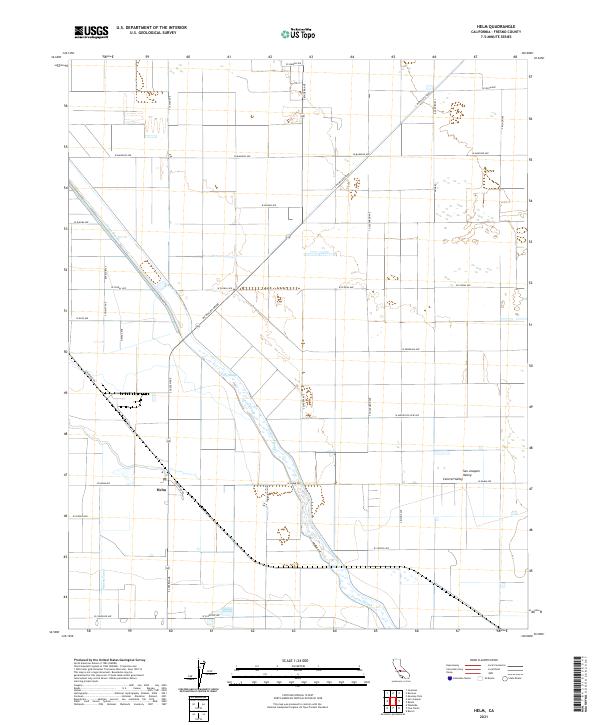 USGS Topographic Map – Helm