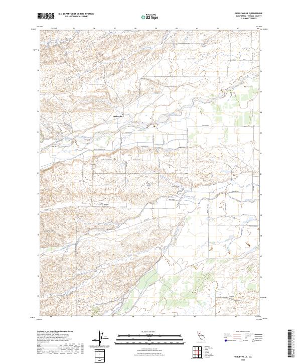 USGS Topographic Map – Henleyville