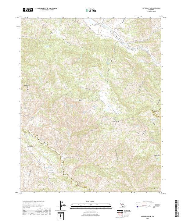 USGS Topographic Map – Hepsedam Peak