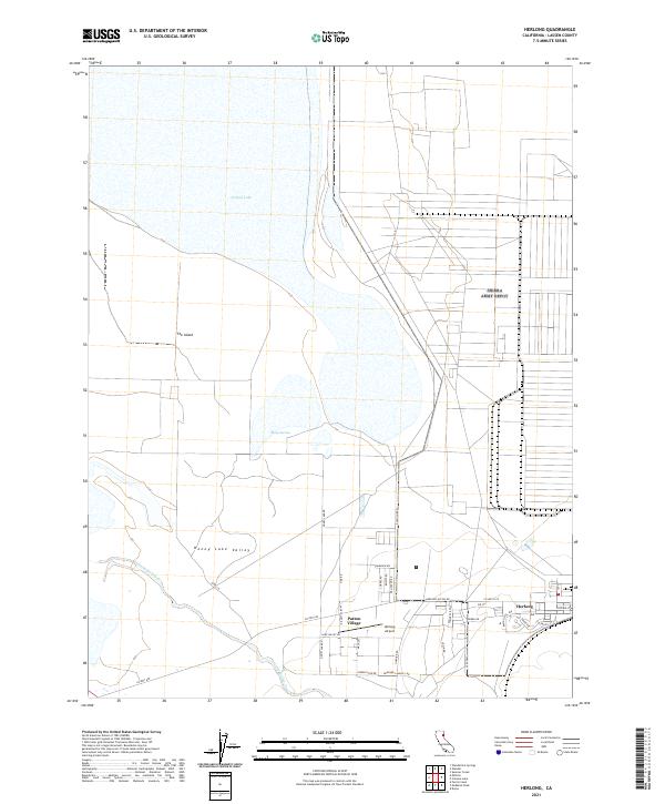 USGS Topographic Map – Herlong