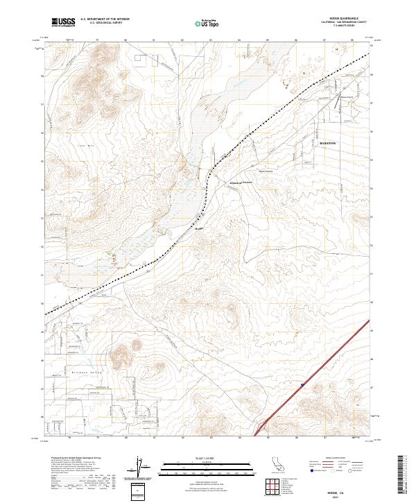 USGS Topographic Map – Hodge