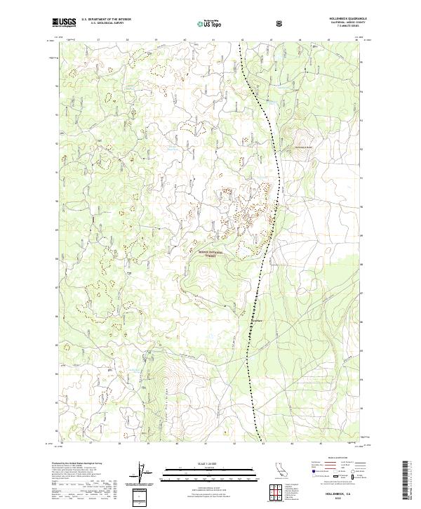 USGS Topographic Map – Hollenbeck