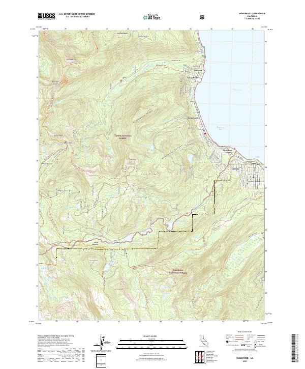 USGS Topographic Map – Homewood