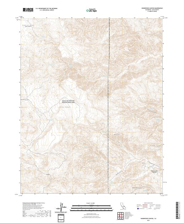 USGS Topographic Map – Homewood Canyon