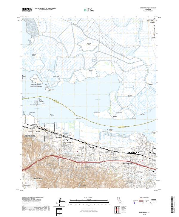 USGS Topographic Map – Honker Bay