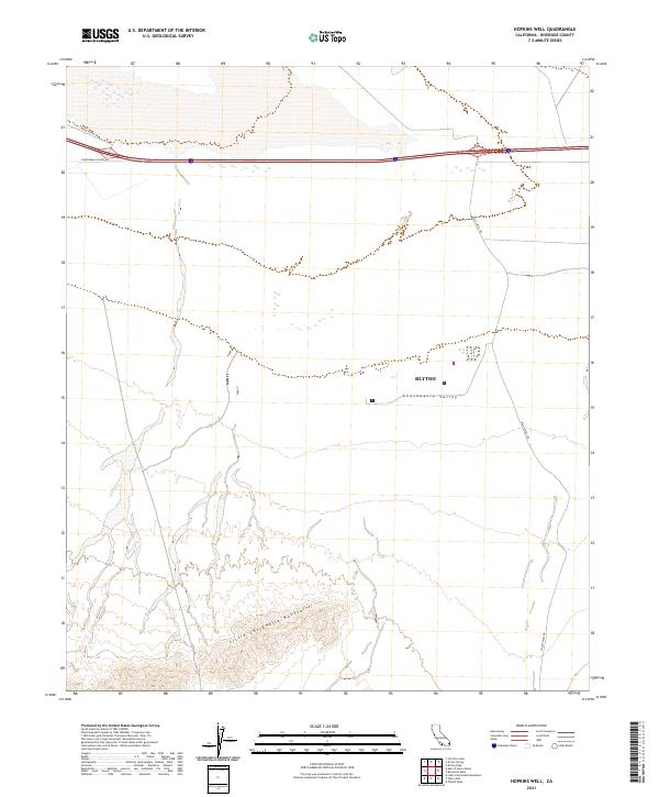 USGS Topographic Map – Hopkins Well