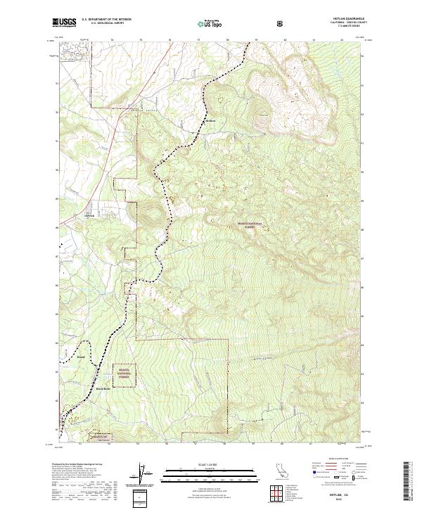 USGS Topographic Map – Hotlum