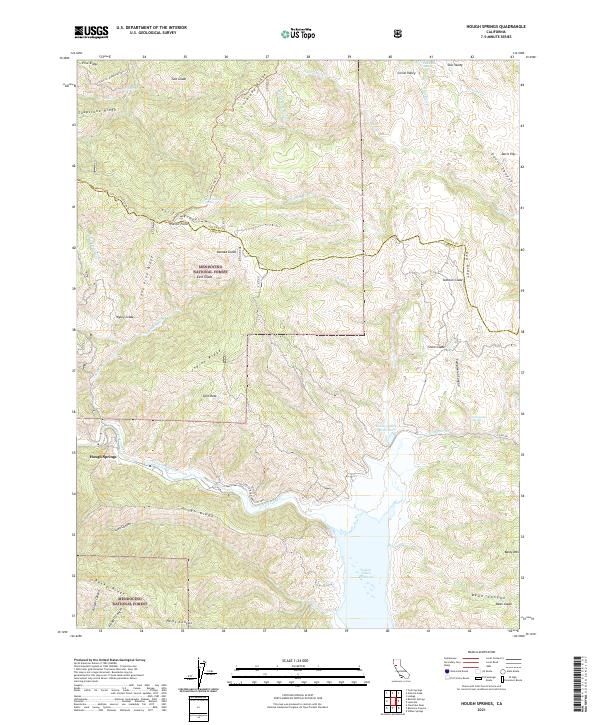 USGS Topographic Map – Hough Springs