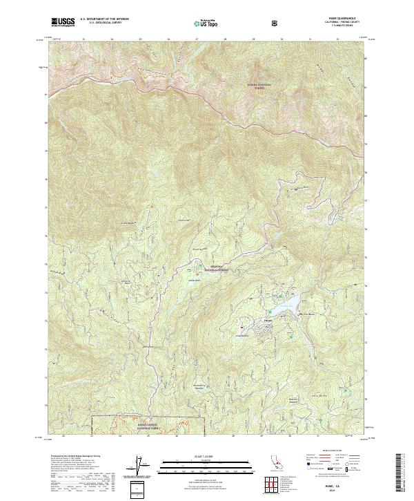 USGS Topographic Map – Hume