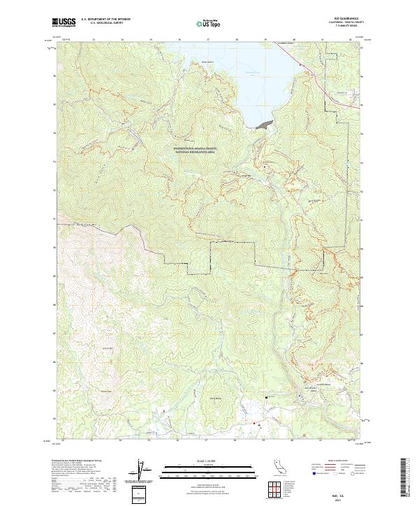USGS Topographic Map – Igo