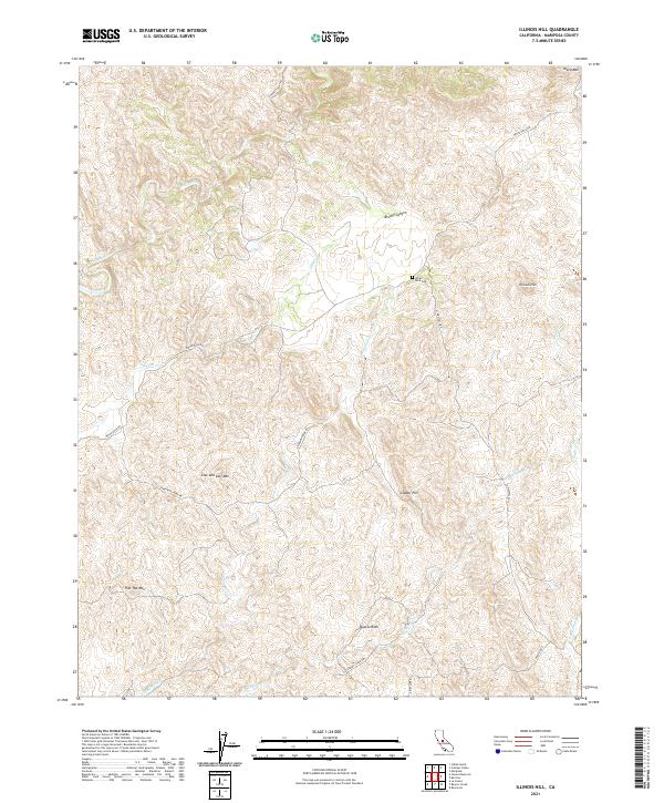 USGS Topographic Map – Illinois Hill