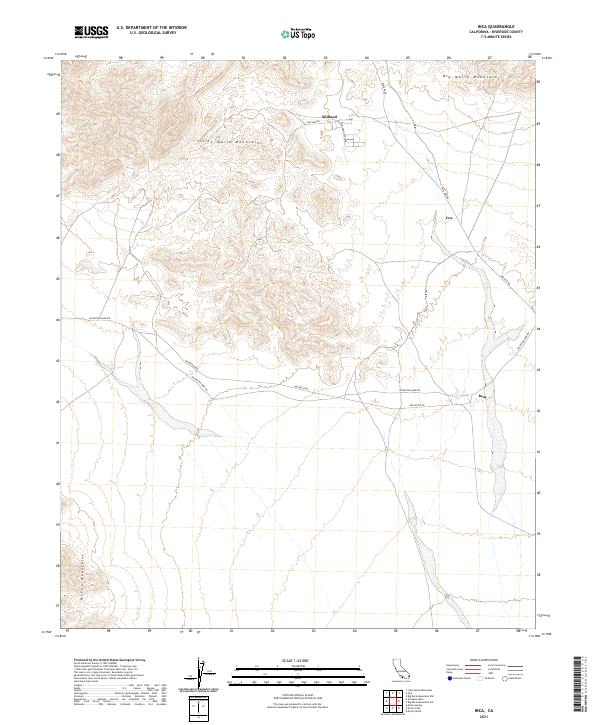 USGS Topographic Map – Inca