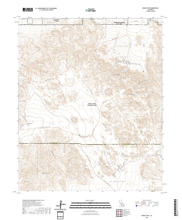 USGS Topographic Map – Indian Cove