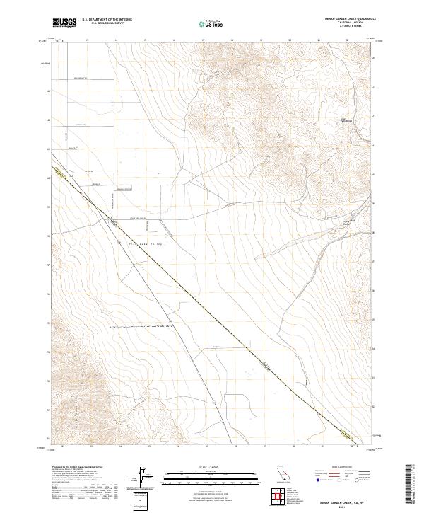 USGS Topographic Map – Indian Garden Creek