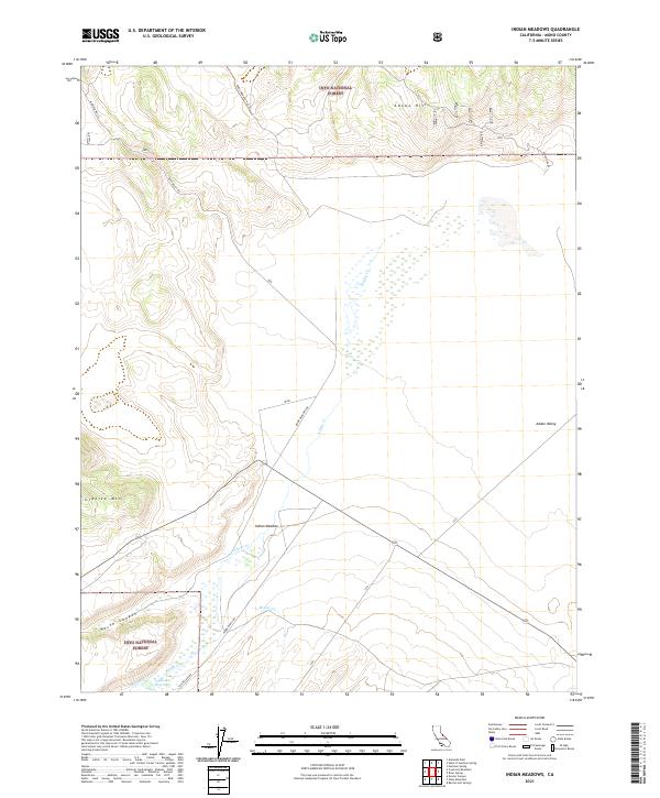 USGS Topographic Map – Indian Meadows