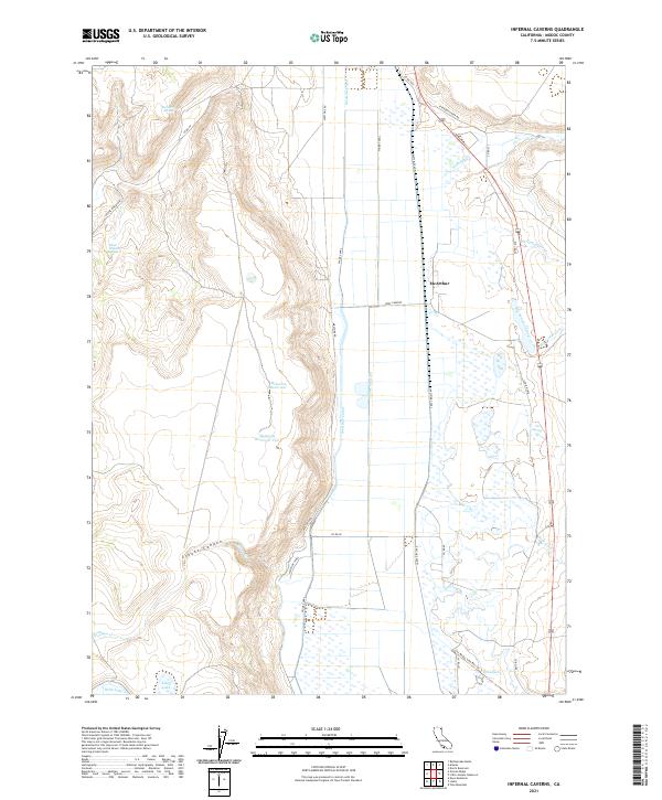 USGS Topographic Map – Infernal Caverns