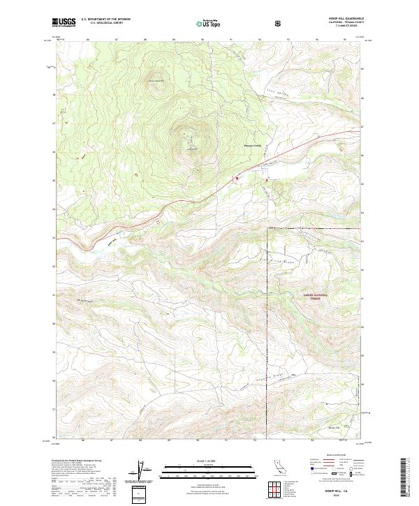 USGS Topographic Map – Inskip Hill