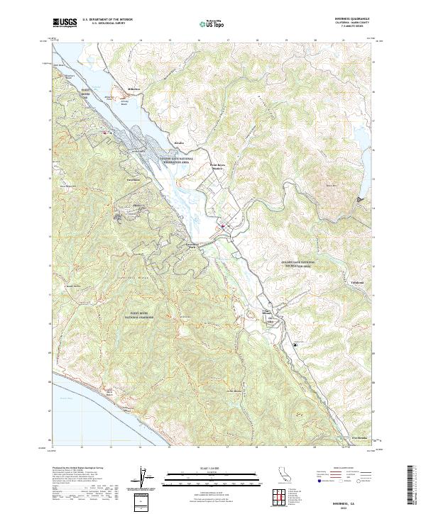 USGS Topographic Map – Inverness