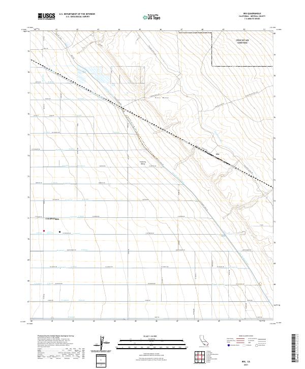 USGS Topographic Map – Iris