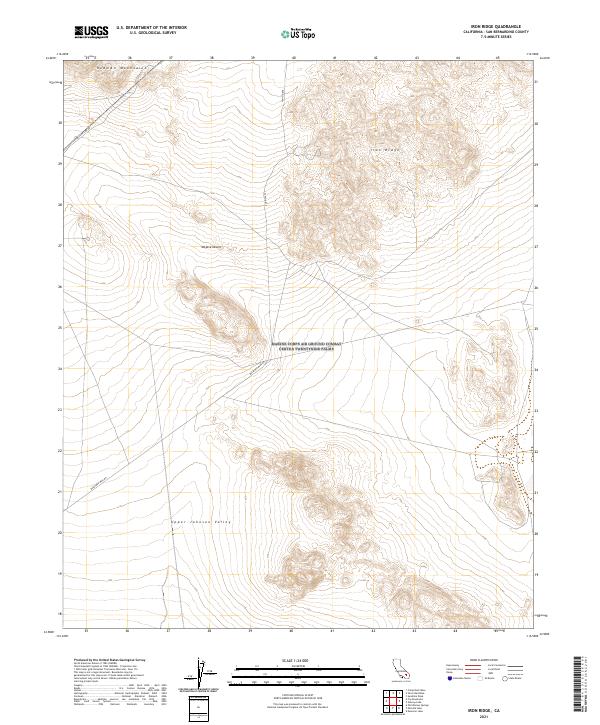 USGS Topographic Map – Iron Ridge