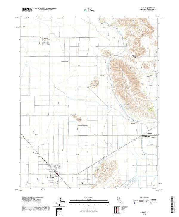 USGS Topographic Map – Ivanhoe