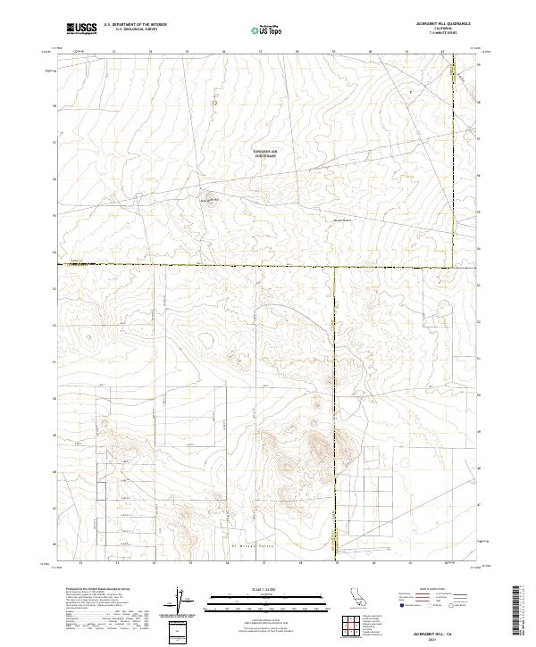 USGS Topographic Map – Jackrabbit Hill